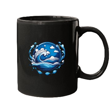 Discover Ocean Waves Mugs