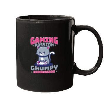 Discover Gaming, Gaming, Video Game, Grumpy Cat Gamer Mugs