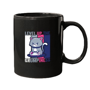 Discover Gaming, Gaming, Video Game, Grumpy Cat Gamer Mugs