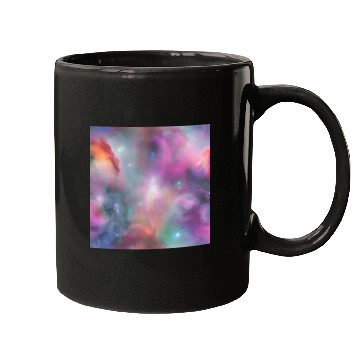 Discover Galaxy nebula abstract design Mugs
