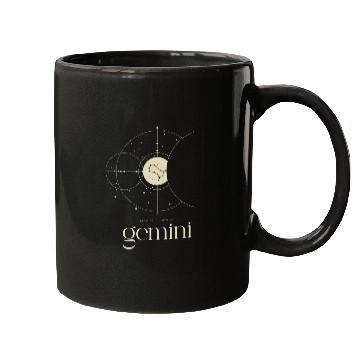 Discover Gemini Star Constellation Zodiac Minimalist Mugs