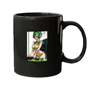 Discover Sexy DJ Pin Up 009 Mugs