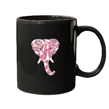 Discover pink elephant Mugs