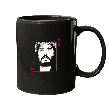 Discover Jesus Is King Jesus King Of Hearts Card Christian Mugs