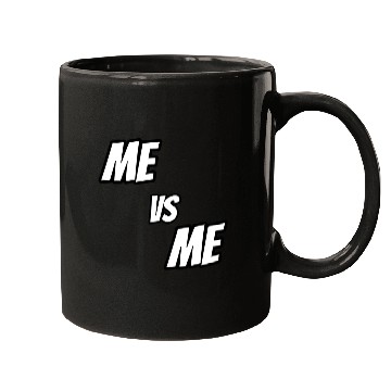 Discover Me vs Me (white) Mugs