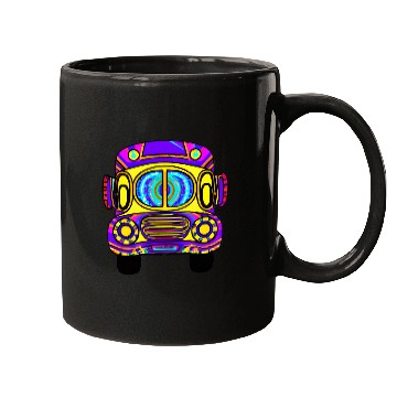 Discover Tie Dye School Bus Mugs