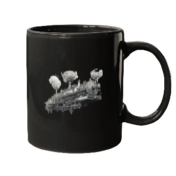 Discover Sky train Mugs