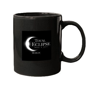 Discover Michigan 2024 Eclipse Souvenir April 8 Memento Mugs