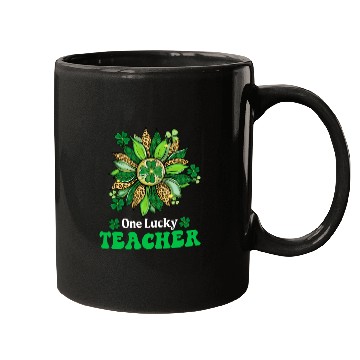 Discover One Lucky Teacher St Patrick s Day Sunflower Mugs