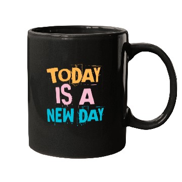 Discover Today is a new day - Vintage Mugs