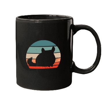 Discover Chinchilla Retro Sunset Mugs