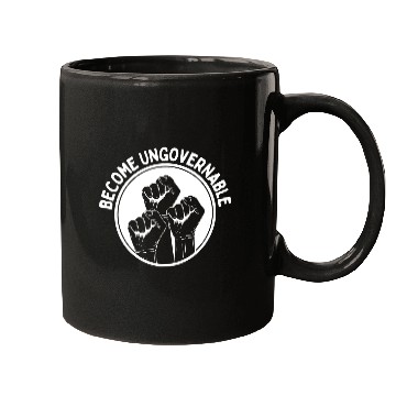 Discover Become Ungovernable Punk Anarchy Lovers Gift Mugs