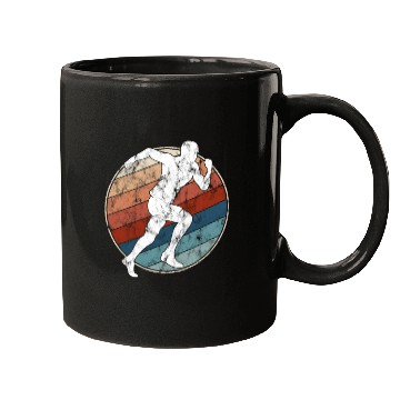 Discover Running Retro Style Mugs