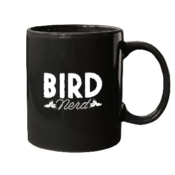 Discover Bird Nerd Joke Birds Lover Budgie Parrot Heron Mugs