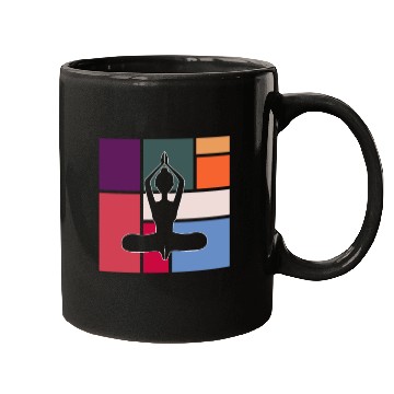 Discover Vintage Yoga – Retro Meditation Pose Mugs