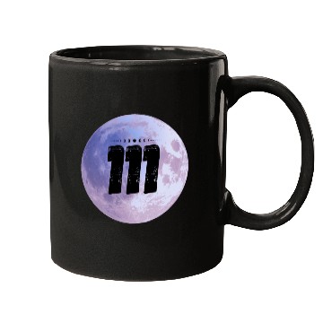 Discover Purple Moon Angel Numbers 111 Mugs