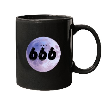 Discover Purple Moon Angel Numbers 666 Mugs