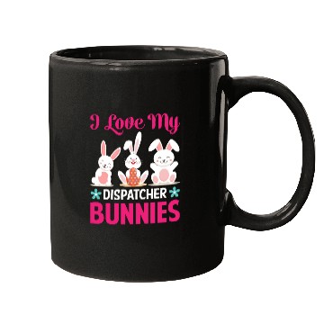 Discover I Love My Dispatcher Bunnies Mugs