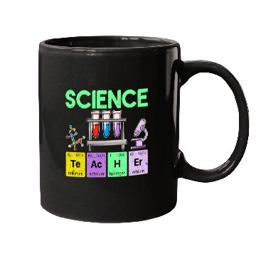 Discover Science Teacher Periodic Table Elements Chemistry Mugs
