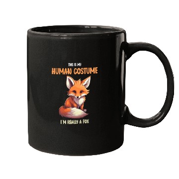 Discover Cute Fox Halloween Mugs | This is My Human