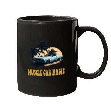 Discover Muscle Car Magic Mugs
