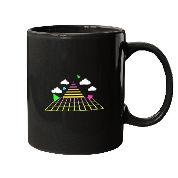 Discover Game 8-bit pixel retro style 90s. Mugs
