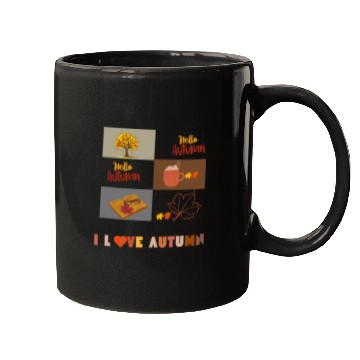 Discover I love Autumn hello autumn Mugs