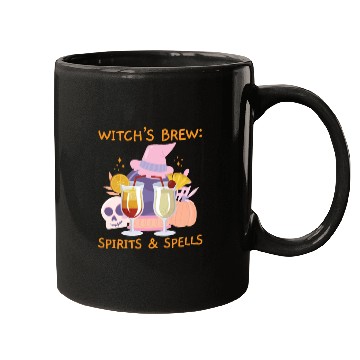 Discover Witch's Brew: Spirits & Spells Bartender Halloween Mugs