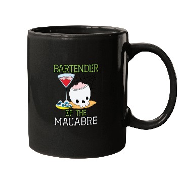 Discover Bartender of the Macabre Bartender Halloween Mugs
