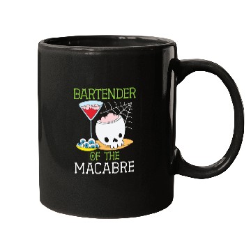 Discover Bartender of the Macabre Bartender Halloween Mugs