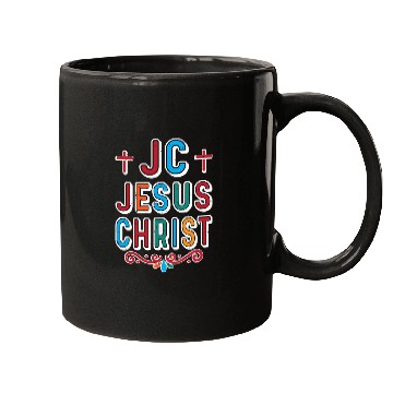 Discover JC Love Jesus Christ Christian Christmas Mugs