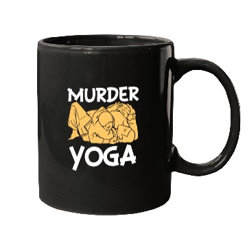 Discover Murder Yoga Mugs
