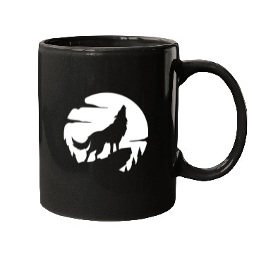 Discover Wolf Howl Wilderness Wildlife Mugs