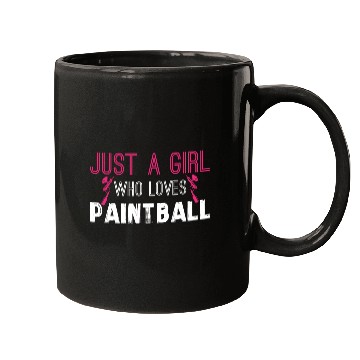 Discover Paintball Girl Paintballer Airsoft Gear Camo Mask Mugs