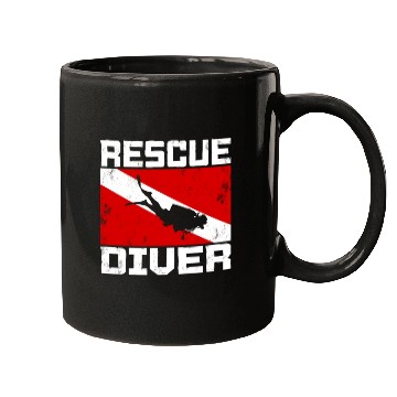 Discover Dive Master Rescue Diver Scuba Diving Instructor Mugs