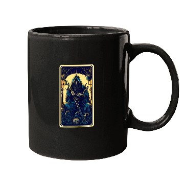 Discover Dark Tarot Card Mugs: Mystical Astrology