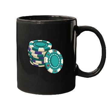 Discover Poker Chips Poker Ace Texas Hold'em Mugs