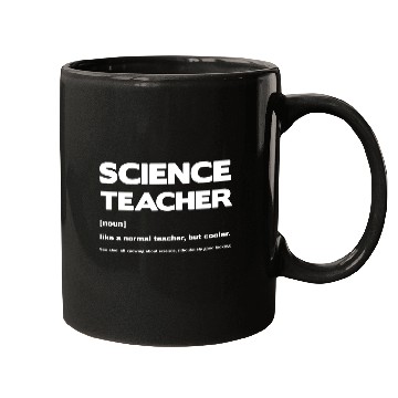 Discover Science teacher Definition Funny Mugs