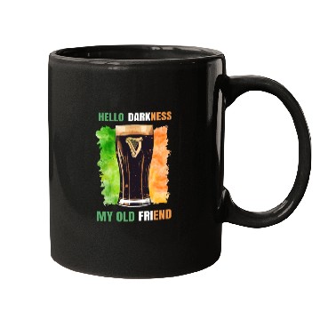 Discover Hello Darkness My Old Friend Irish Stout Mugs