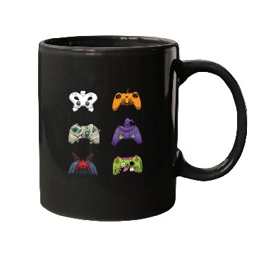 Discover Gaming Gamer Game Controller Lazy Creepy Halloween Mugs