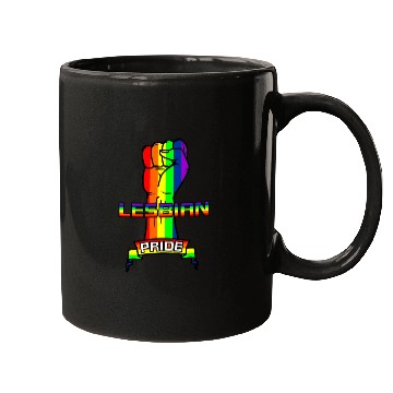 Discover Rainbow lesbian pride Mugs
