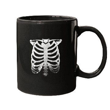 Discover Halloween Skeleton Rib Cage Mugs