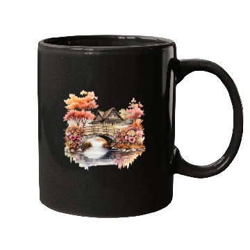 Discover Vintage Wildflower Poster Green Botanical Wall Art Mugs