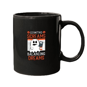 Discover Counting Screams Balancing Dreams Halloween Mugs