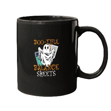 Discover Boo-tiful Balance Sheets Accountant Halloween Mugs