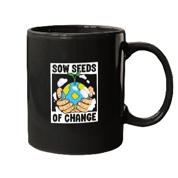 Discover Climate Change Environmental Earth Day Planet Mugs