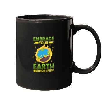 Discover Climate Change Environmental Earth Day Planet Mugs