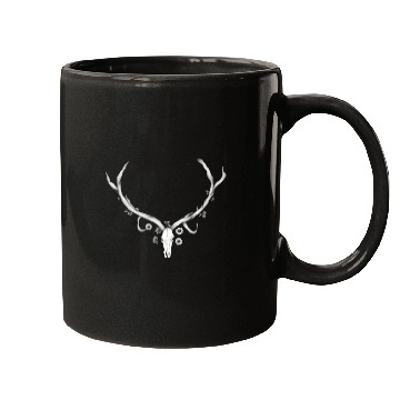 Discover deer skull Mugs