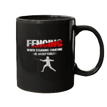 Discover Fencer Fight Sport Fencing Tradition Mugs