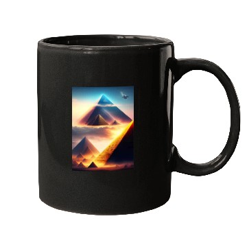 Discover Pyramids in the future Mugs
